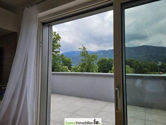 Große Türe mit Ausgang Dachterrasse