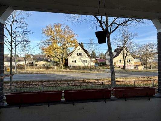 Ausblick vom Balkon