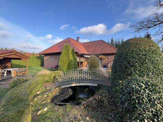 Hausansicht vom Garten aus