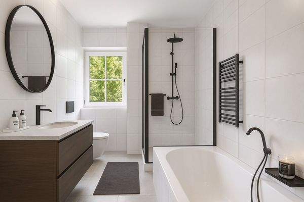 Badezimmer im Obergeschoss (visualisiert)