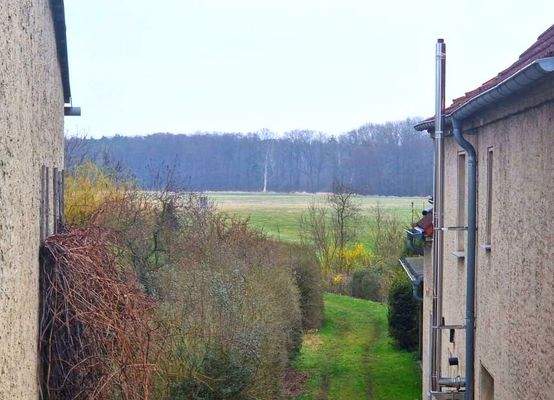 Fernblick aus dem Schlafzimmer