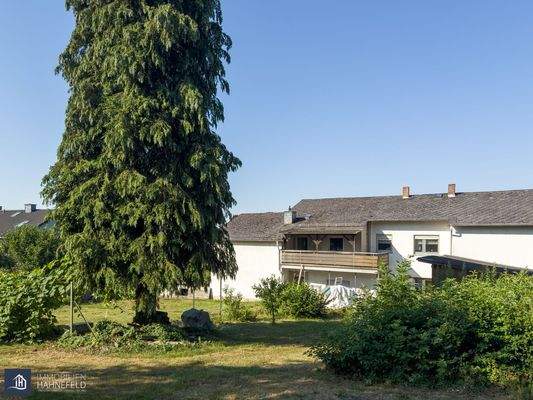 Rückseitige Objektansicht