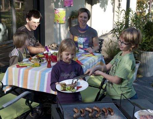 Grillen im eigenen Garten