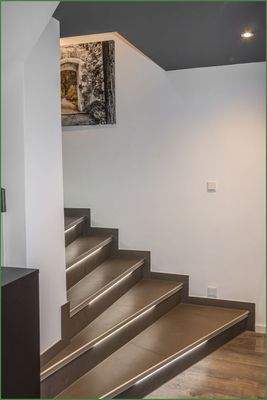 Treppenaufgang ins Erdgeschoss