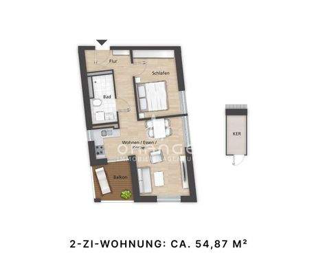 Grundriss Dachgeschoss Wohnung