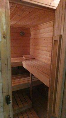 Sauna im Nebengebäude