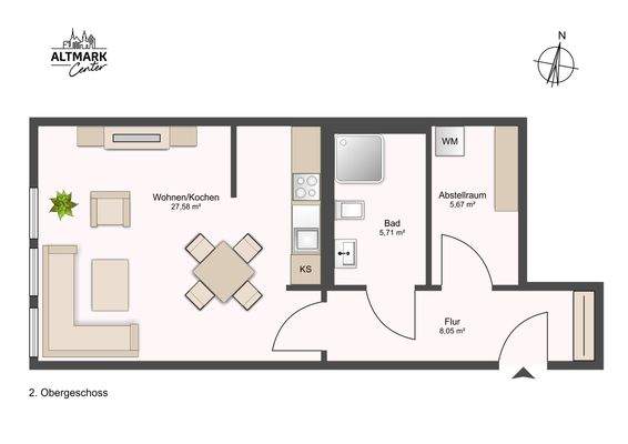 Buchenallee 3_Grundriss möbliert_WE 207