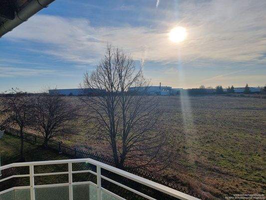 Balkon Sicht nach links