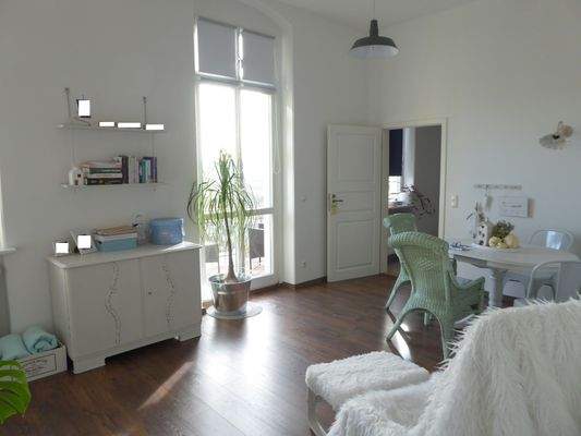 Wohnzimmer der Wohnung 2 im OG