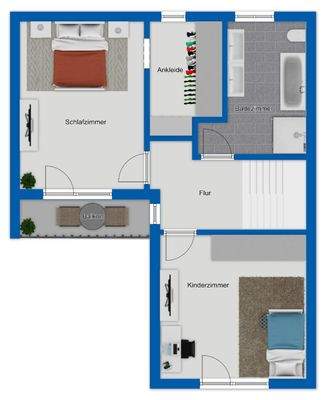 Grundriss Obergeschoss