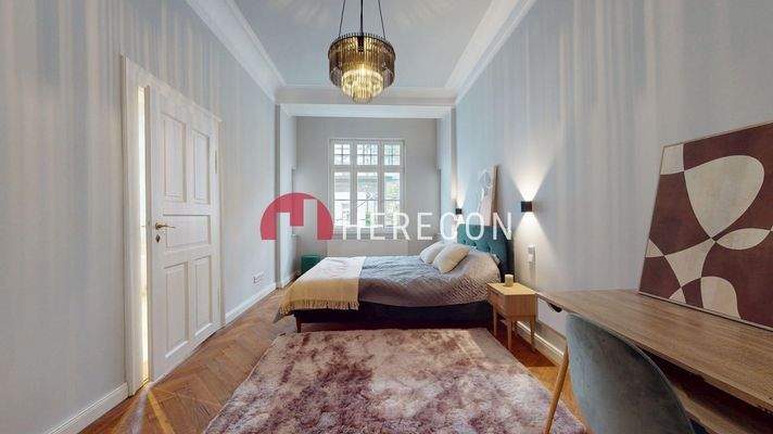 Schlafzimmer 1 mit Bad en Suite 