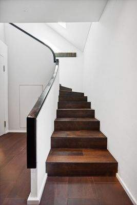 Stilvolle Holztreppe