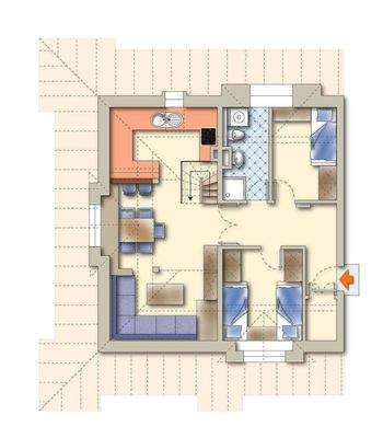 Grundriss Obergeschoss