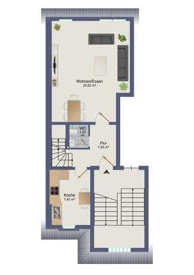 Grundriss Mansardgeschoss