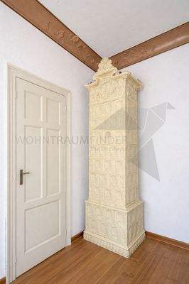 Wohnzimmer (Deko-Ofen)