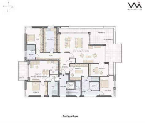 Geschossplan Wohnung 2.9 I 2.10