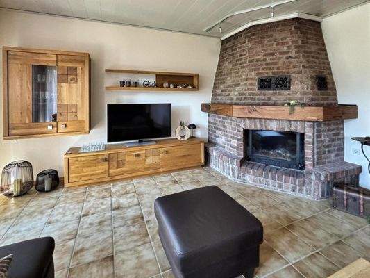 Gemütliche Kaminecke