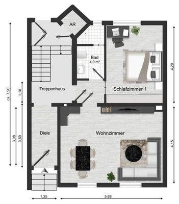 Grundriss Erdgeschoss