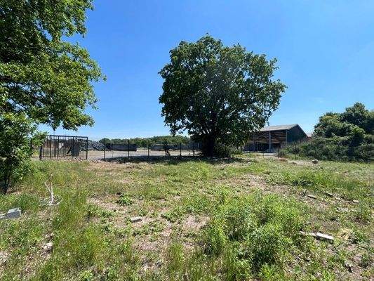 Blick auf das Grundstück