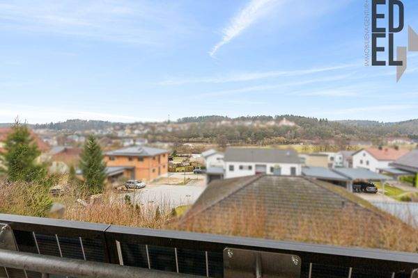 Weitblick vom Balkon