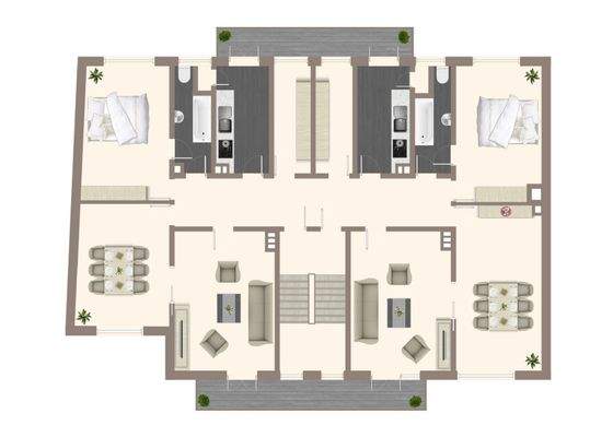 Beispiel bei Zusammenlegung