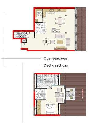 Grundriss Wohnung 8