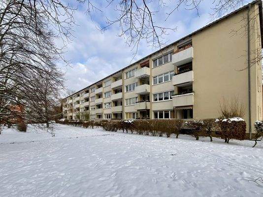 Rückansicht Wohngebäude