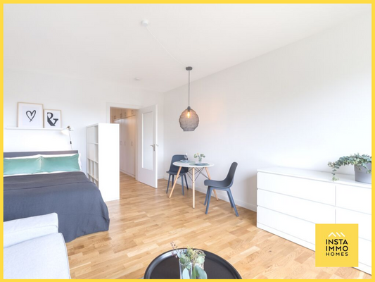 Stresemannallee 56, OG3, Wohn- und Schlafzimmer