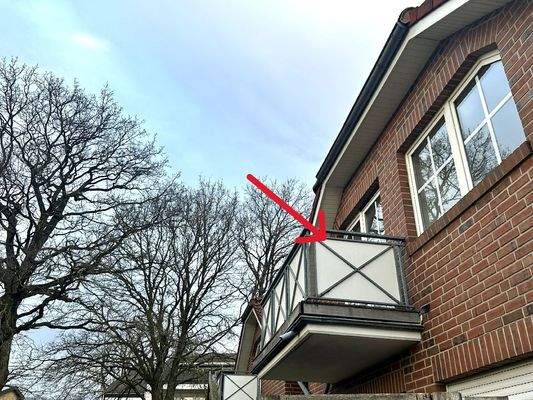Balkon der Wohnung