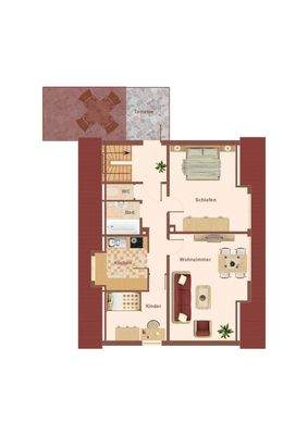 Skizze Grundriss Obergeschoss