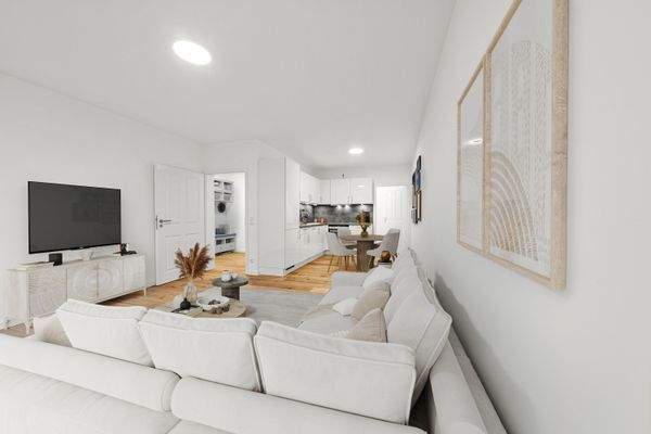 Wohn-/ Esszimmer mit Küche