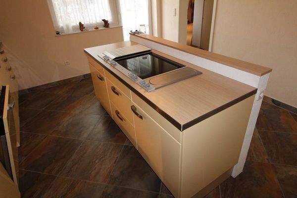 14 - Kochinsel mit integriertem  Abzug