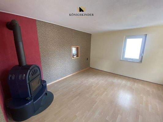 Wohnzimmer 1. OG mit Kaminofen