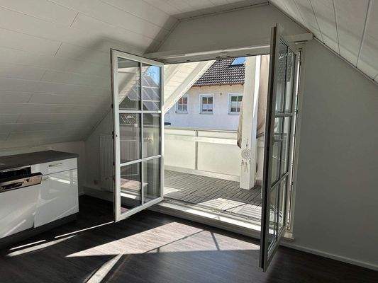 Zugang zum SÜD-Balkon im DG