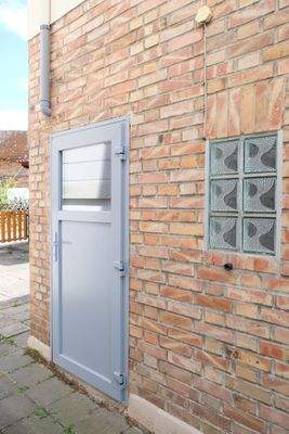 Tür zum Heizungsraum