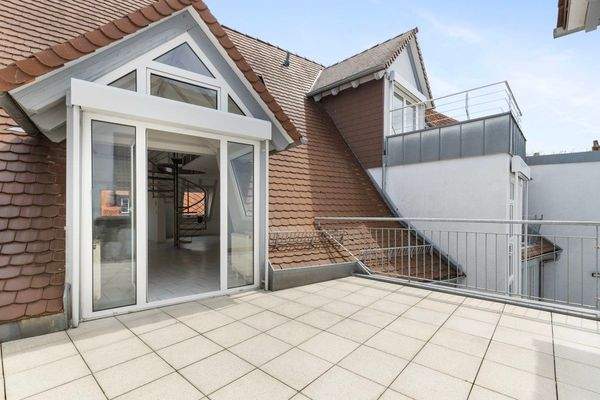 Terrasse und Balkon Wohnung Mittelstr. 10 