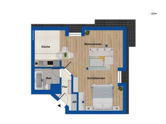 Grundriss Dachgeschoss