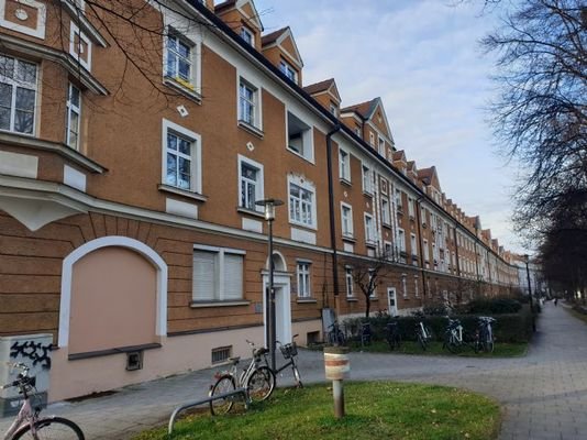 Eingangsseite zur Wohnung 