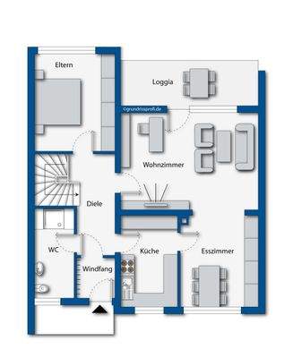 Grundriss Obergeschoss