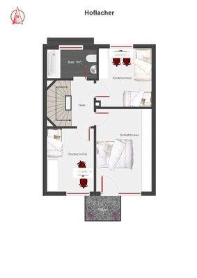 Grundriss Obergeschoss