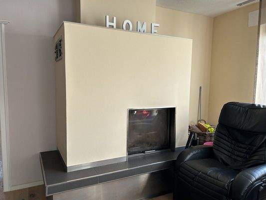 Kaminofen im Wohnbereich