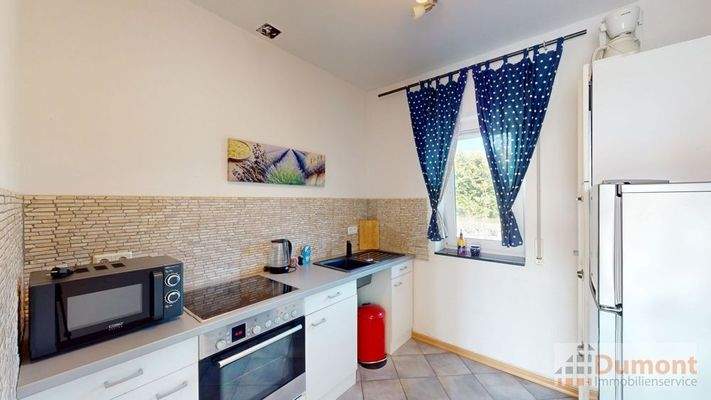 Küche der 55 qm Einheit