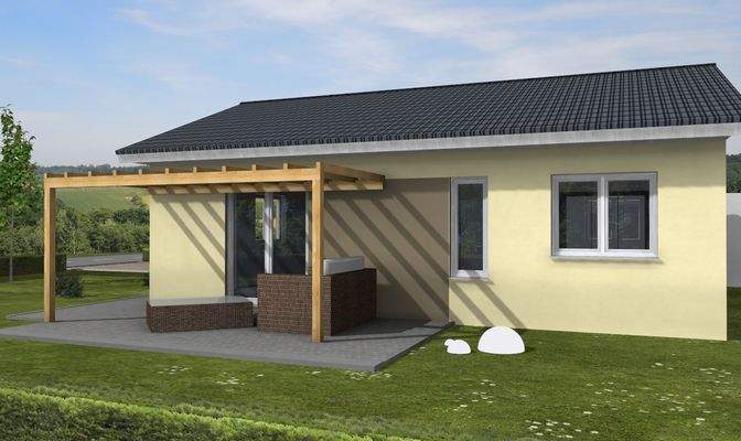 Auch mit einer Terrassenüberdachung möglich