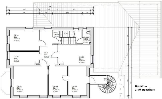 Grundriss 1. Obergeschoss