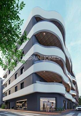 Apartments in Complex with Rooftop Pool in Torrevieja