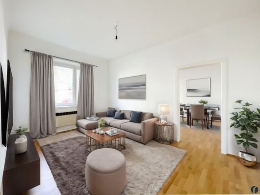 Einrichtungsbeispiel Wohnzimmer