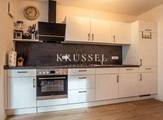 Die moderne, stilvolle Einbauküche 