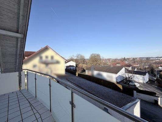 Blick auf den historischen Stadtplatz