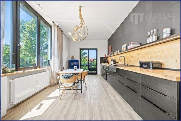 Küche mit Blattgold