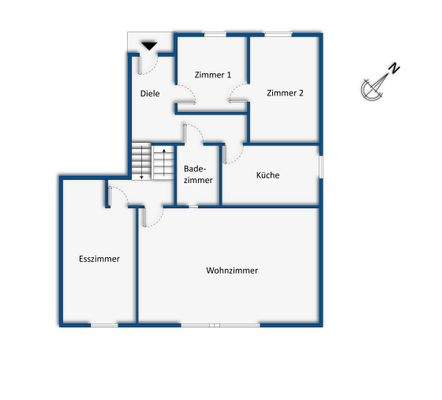 Obergeschoss Grundrissskizze